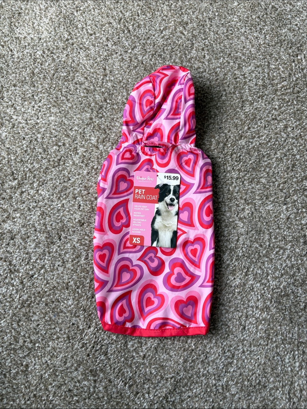 Unique Petz XS Rain Coat